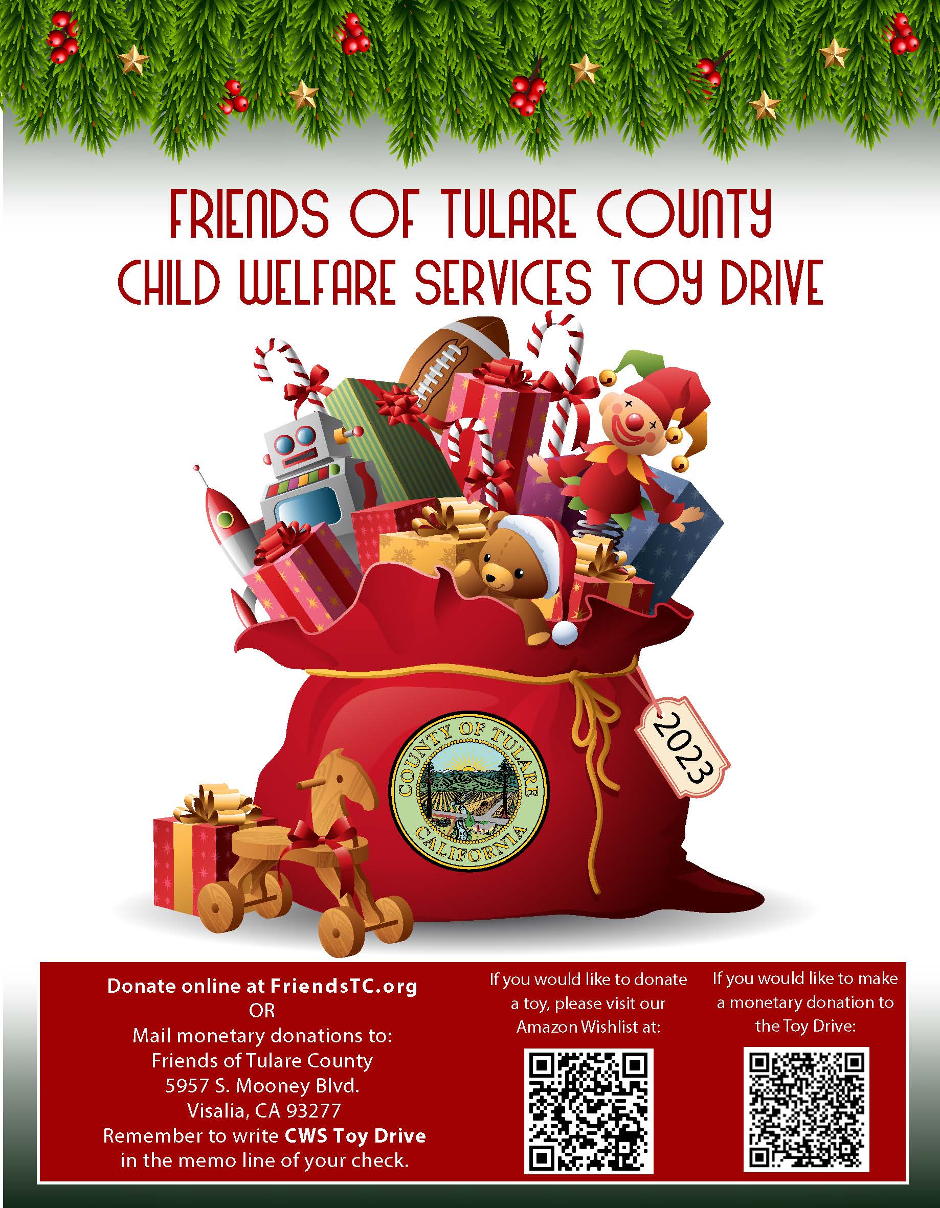 CWS Children's Toy Drive and You - Friends of Tulare County