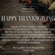 Happy Thanksgiving from FTC!